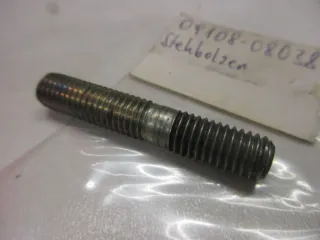 E1448 Suzuki GT 380 Schraube Stehbolzen 09108-08038 Zylinder M8 x 46 mm Motor - Bild 2