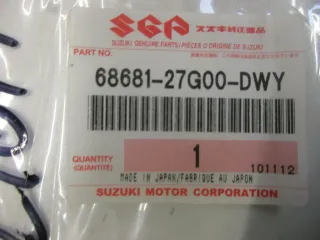 E1677. Suzuki DL 1000 V-Strom Aufkleber Dekor 68681-27G00-DWY Verkleidung Emblem Logo - Bild 4
