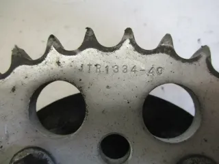2. Honda FT 500 PC07 Flat Track Kettenradträger mit Kettenrad 40 Zähne Antrieb - Bild 3