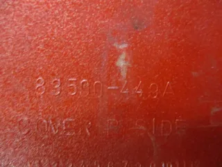 12. Honda CX 500 C PC01 Seitendeckel rechts Verkleidung Sitzbank unten - Bild 5