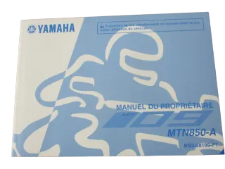 Yamaha MT-09 MTN850-A Tracer #3 manuel du proprietaire Bedienungsanleitung - Bild 1