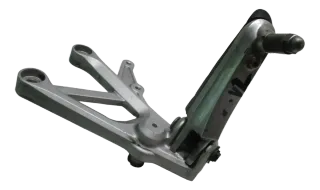 3. Honda CBR 600 F PC35 99-02 Fußraste vorne links Fußrastenbrücke - Bild 2