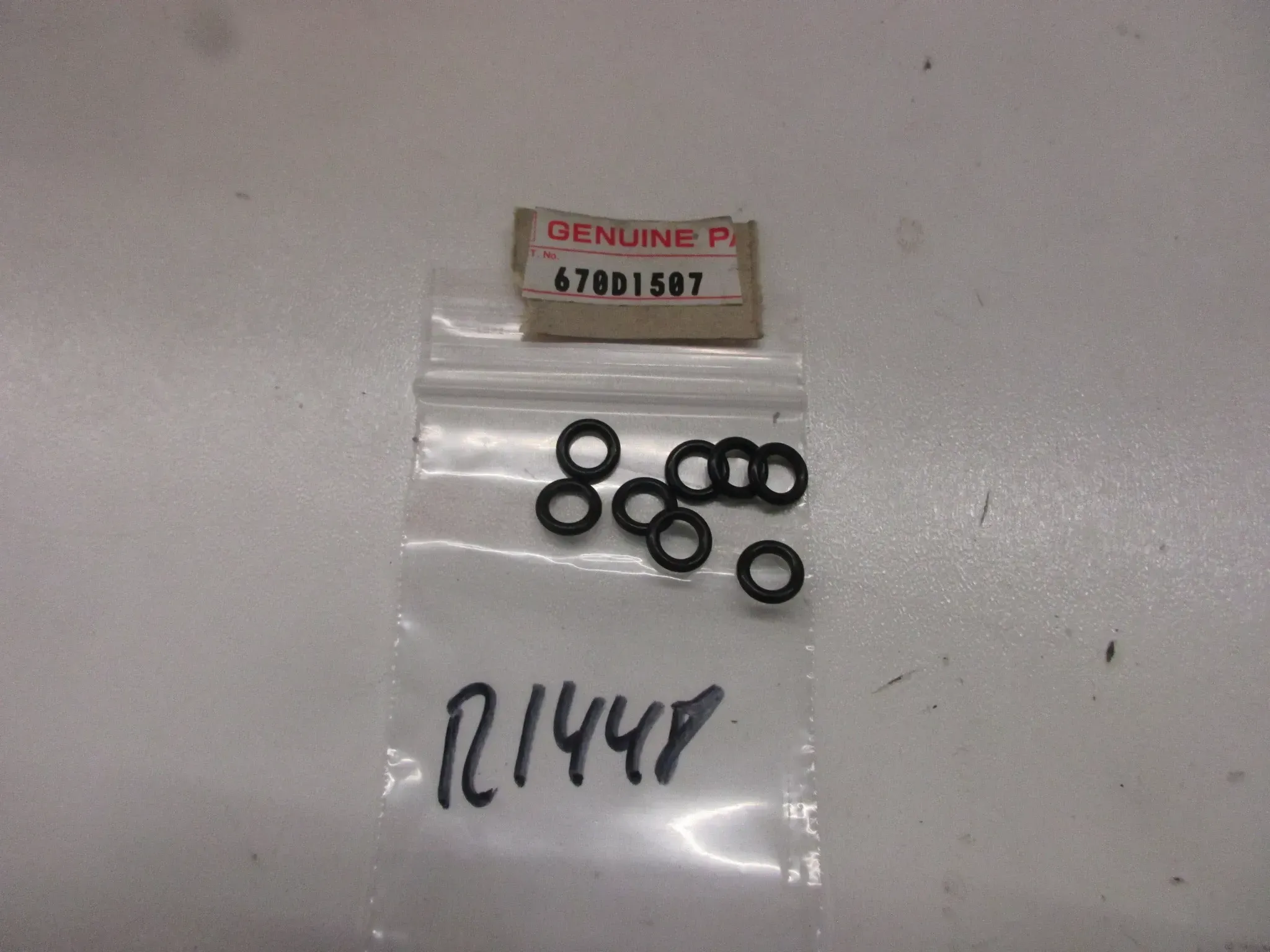 R1448 Kawasaki GPZ 500 S EN 500 A O-Ring 670D1507 Dichtung Motor 7 mm seal - Bild 1