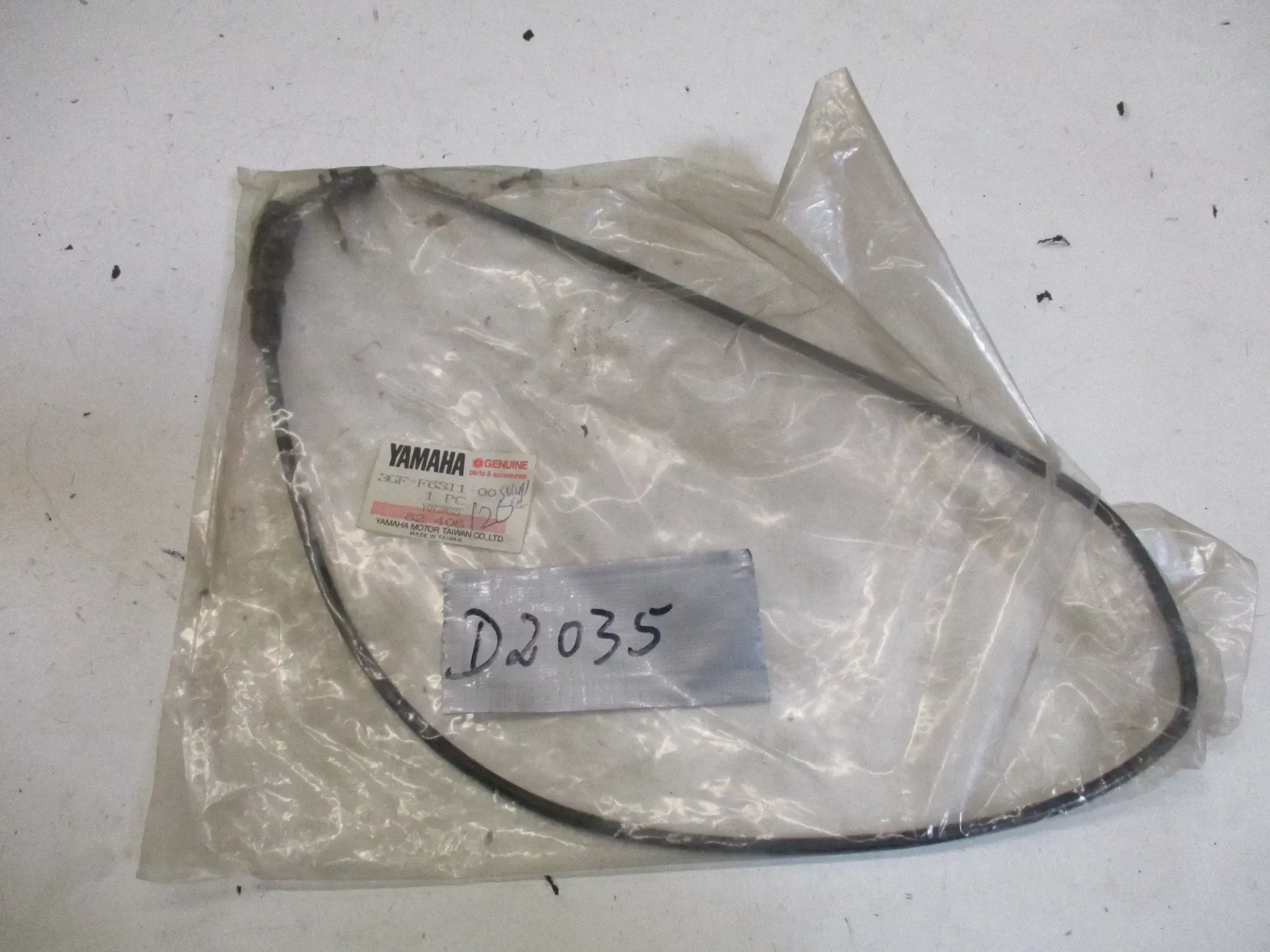 D2035 Yamaha CR 50 Z ET 3GF-F6311-00 Gaszug Bowdenzug Gasseil 1 throttle - Bild 1