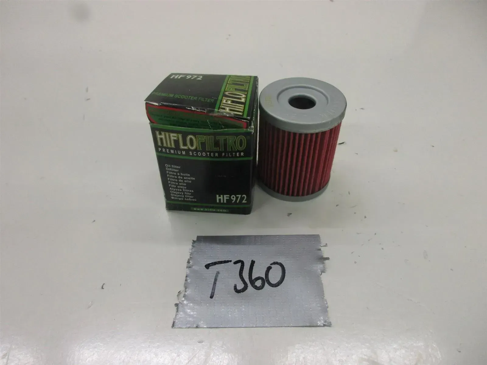 T360. Suzuki AN 250_400 Ölfilter Motor Motorölfilter Ersatzfilter HF 972 - Bild 1