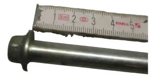 Honda CBF 125M JC40 Steckachse vorne Achse 200x12 mm axle front - Bild 2