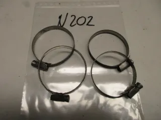N201 BMW R 80_100 RT Ansaugstutzen Rohrschellen Halter Kleinteile Flansche - Bild 3