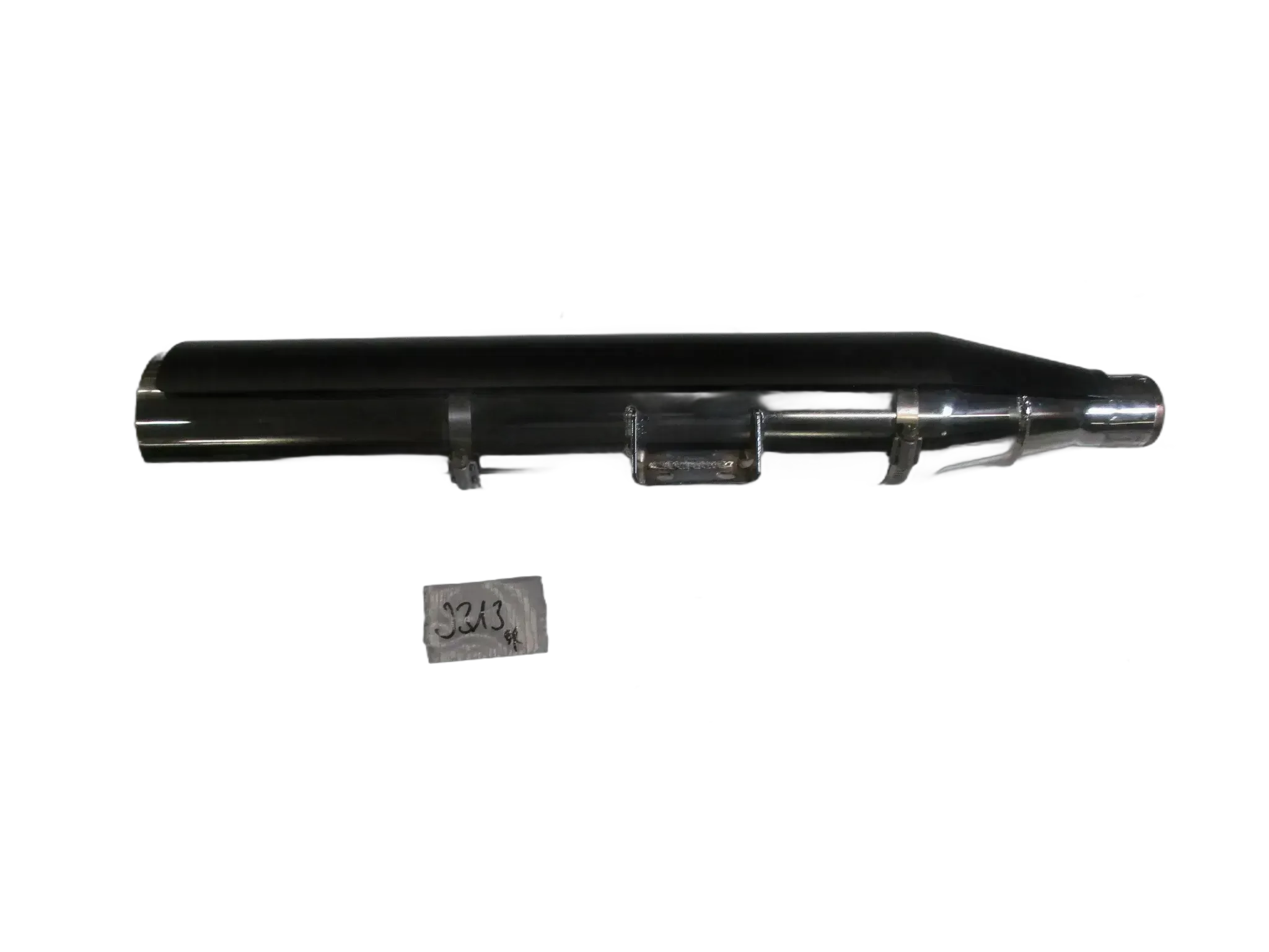 J313 Harley Davidson Low Rider FXLRS Auspuff Endtopf 64901186 Schalldämpfer Hitzeschild - Bild 1