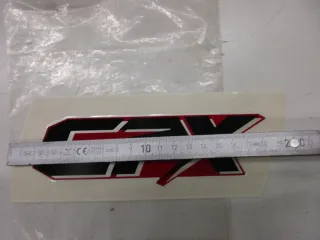 A1728 Kawasaki GPX 750 R Aufkleber Verkleidung Emblem 56050-1289 Dekor Original - Bild 3