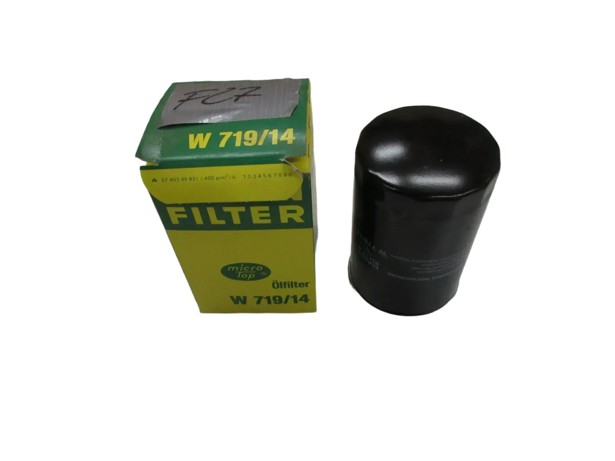 F27 Mann Deutz Ersatzfilter W719/14 Motor Ölkartusche Filter - Bild 1