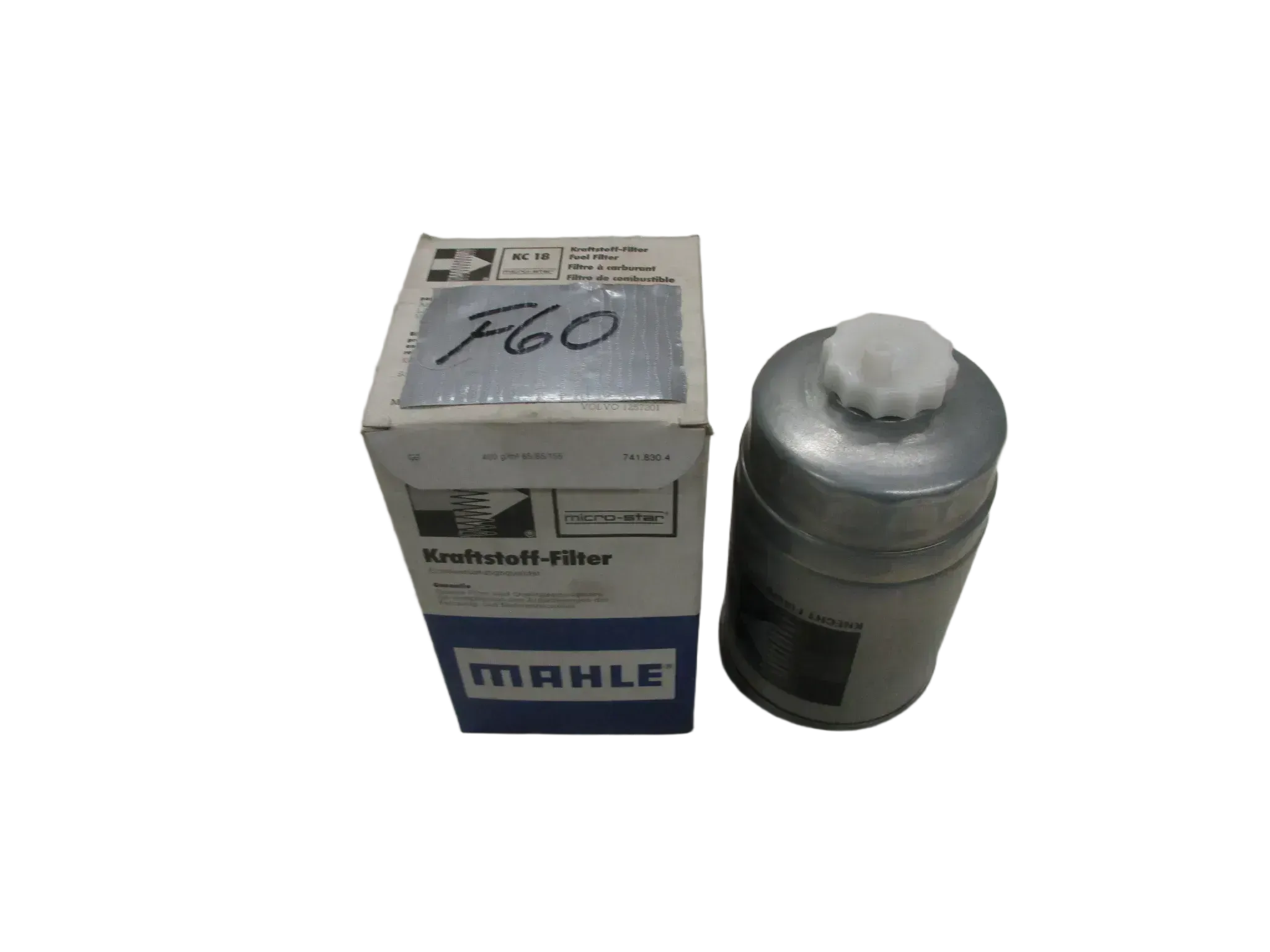 F60 Mahle VW Audi Dieselfilter KC 18 Motor Kraftstofffilter Motor - Bild 1