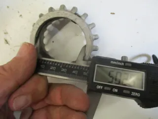 B1551 Auspuffschelle Krümmerschelle BMW R 80_100 GS Flansch 42 mm - Bild 3