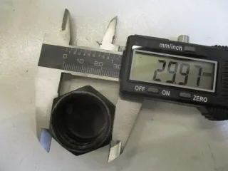 3. Honda XL 600 V PD06 Transalp Lenkkopflager Mutter SW30 - Bild 4