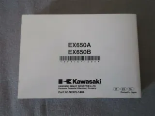 Kawasaki ER-6 f ABS Handbuch Manuel del Probietario Bedienungsanleitung 99976-14 - Bild 2