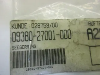 A443. Suzuki RF 600 R GSX-R 600 Seegring Sicherung Scheibe Getriebe 09380-27001 - Bild 3