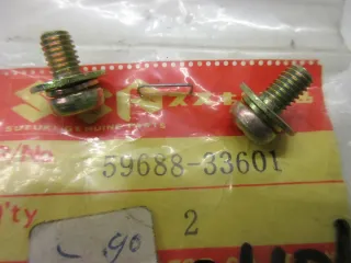 A404. Suzuki GS 750_850_1000 Schraube Bremspumpe vorne Armatur 59688-33601 - Bild 3