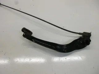 1. Kawasaki KLR 250 D KL Bremspedal mit Bremsgestänge Bremshebel brake pedal - Bild 2