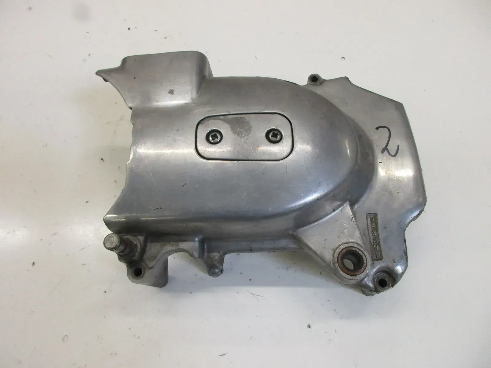 Kawasaki Z 650 B KZ 650 B Ritzelabdeckung (2) mit Kupplungsnehmer Kettenschutz - Bild 1