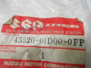 B386. Suzuki GS 500 F Fußrastenhalter vorne links Fussraste Halter 43520-01D00 - Bild 4