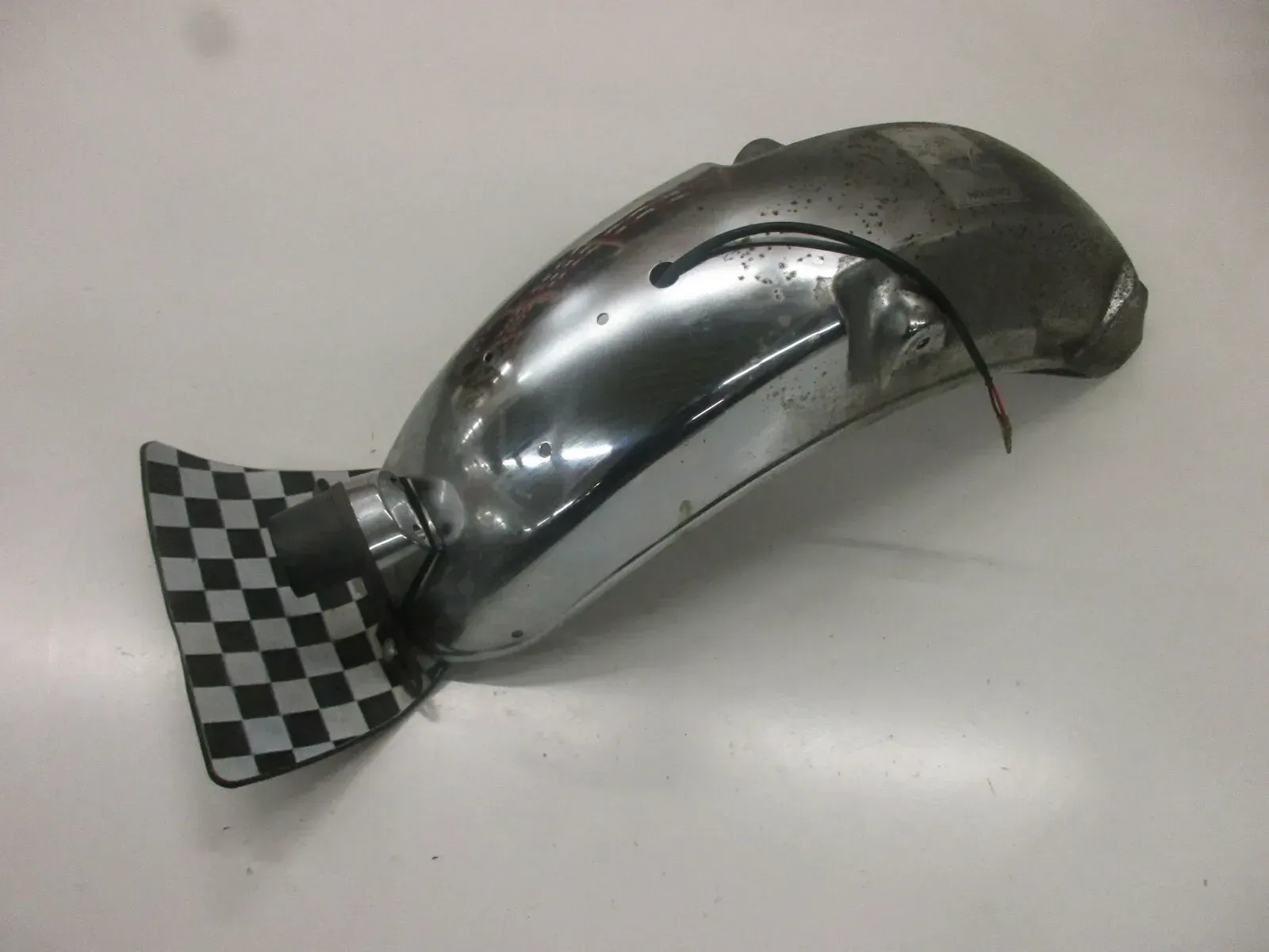 1. Kawasaki VN 750 A Vulcan Verkleidung Fender hinten Schutzblech Radlauf Chrom - Bild 1
