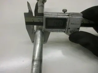 3. Kawasaki GPZ 305 EX305A BD Steckachse Achse vorne 15 mm Vorderrad axle front - Bild 3