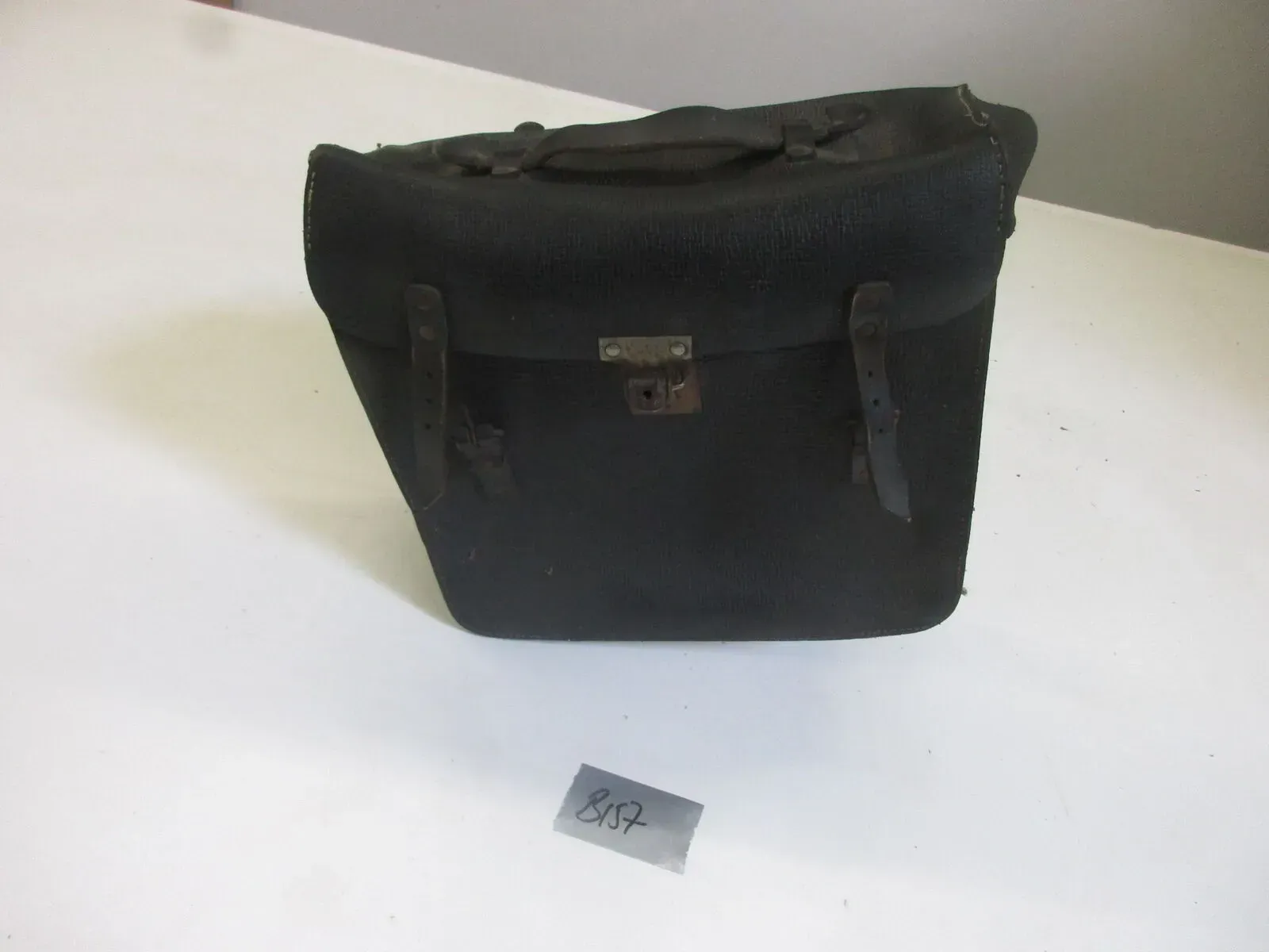 B157 Wehrmacht Ledertasche Gepäcktasche Seitentasche Koffer BMW DKW Zündapp NSU - Bild 1