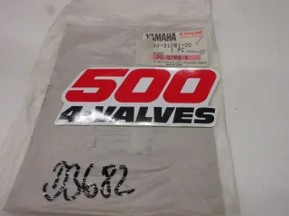 Aufkleber 3BJ-21781-00 D3682. Yamaha XT 500 Emblem Logo Verkleidung Schriftzug - Bild 1