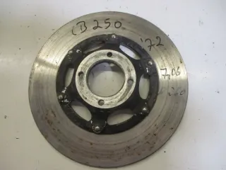 Honda CB 250 G CJ_T Bj.76 Bremsscheibe vorne 7,06 mm brake disc front - Bild 2